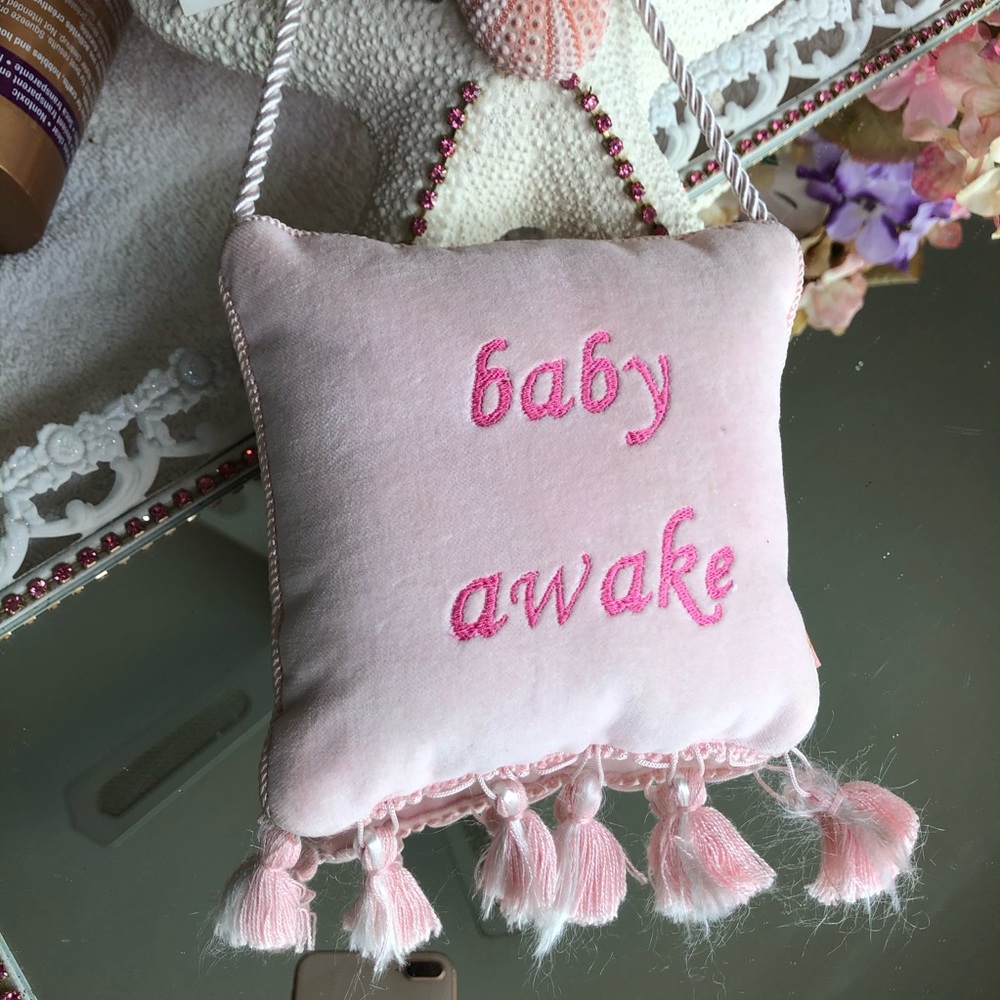 Baby Sleeping Baby Awake DOOR PILLOW - Picture 3 of 3